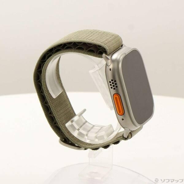 〔中古〕Apple(アップル) Apple Watch Ultra 2 GPS + Cellular 49mm チタニウムケース オリーブアルパインループ〔262-ud〕 |  | 03