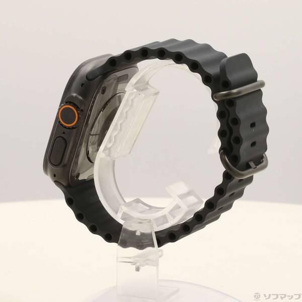 〔中古〕Apple(アップル) Apple Watch Ultra 3 GPS + Cellular 49mm ブラックチタニウムケース ブラックオーシャンバンド〔198-ud〕 |  | 01
