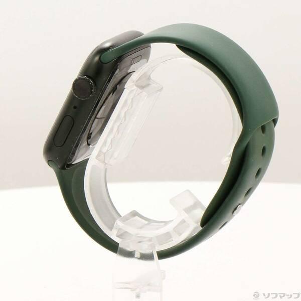 〔中古〕Apple(アップル) Apple Watch Series 7 GPS 45mm グリーンアルミニウムケース クローバースポーツバンド〔352-ud〕 |  | 01