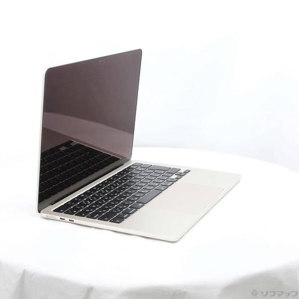〔中古〕Apple(アップル) MacBook Air 13.6-inch Early-2024 MXCU3J／A Apple M3 8コアCPU_10コアGPU 16GB SSD512GB スターライト 〔26.3 Tahoe〕〔258-ud〕 |  | 03