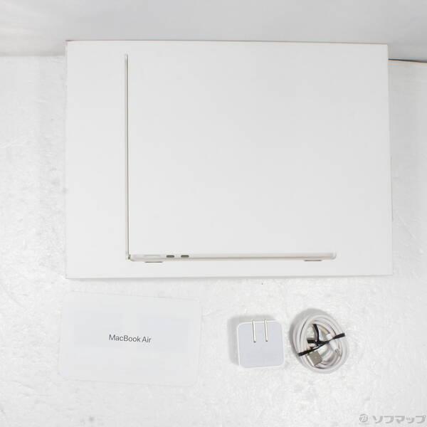 〔中古〕Apple(アップル) MacBook Air 13.6-inch Early-2024 MXCU3J／A Apple M3 8コアCPU_10コアGPU 16GB SSD512GB スターライト 〔26.3 Tahoe〕〔258-ud〕 |  | 04
