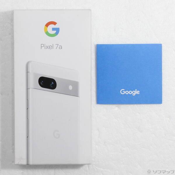 中古〕GOOGLE(グーグル) Google Pixel 7a 128GB スノー au SIMフリー