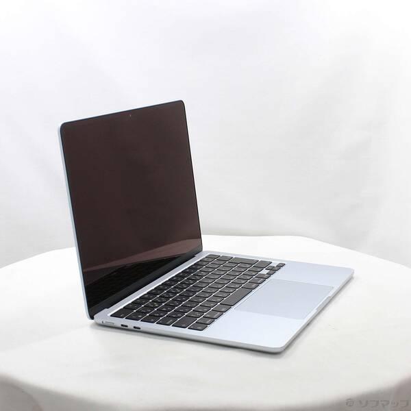 〔中古〕〔展示品〕 MacBook Air 13.6-inch Early-2025 MC6T4J／A Apple M4 10コアCPU_8コアGPU 16GB SSD256GB スカイブルー 〔26.3 Tahoe〕〔258-ud〕 |  | 03