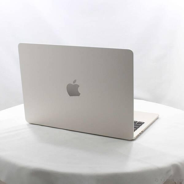 〔中古〕〔展示品〕 MacBook Air 13.6-inch Late-2024 MC7W4J／A Apple M2 8コアCPU_8コアGPU 16GB SSD256GB スターライト 〔26.3 Tahoe〕〔258-ud〕 |  | 02