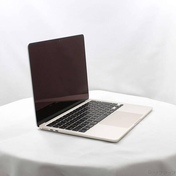 〔中古〕〔展示品〕 MacBook Air 13.6-inch Late-2024 MC7W4J／A Apple M2 8コアCPU_8コアGPU 16GB SSD256GB スターライト 〔26.3 Tahoe〕〔258-ud〕 |  | 03