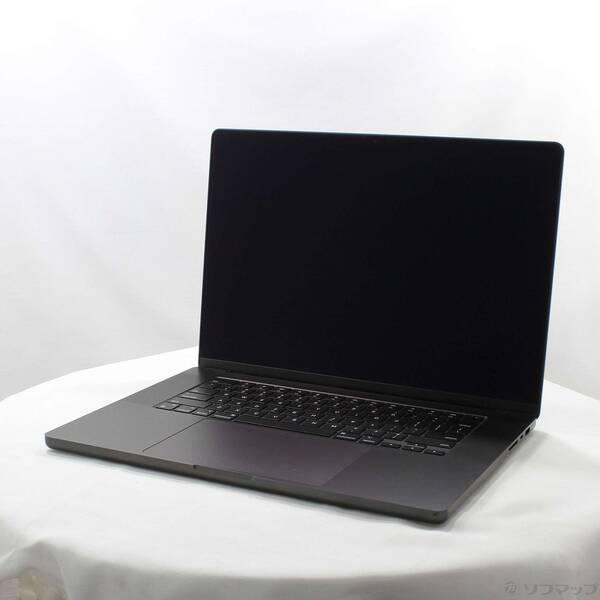 〔中古〕〔展示品〕 MacBook Pro 16.2-inch Late-2024 MX2X3J／A Apple M4 Pro 14コアCPU_20コアGPU 24GB SSD512GB スペースブラック 〔26.3 Tahoe〕〔262-ud〕 | 