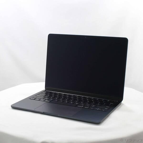 〔中古〕〔展示品〕 MacBook Air 13.6-inch Early-2025 MW133J／A Apple M4 10コアCPU_10コアGPU 16GB SSD512GB ミッドナイト 〔26.3 Tahoe〕〔262-ud〕 | 