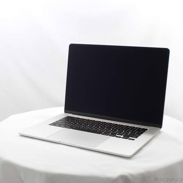 〔中古〕〔展示品〕 MacBook Air 15.3-inch Early-2025 MW1H3J／A Apple M4 10コアCPU_10コアGPU 16GB SSD512GB シルバー 〔26.3 Tahoe〕〔258-ud〕 | 