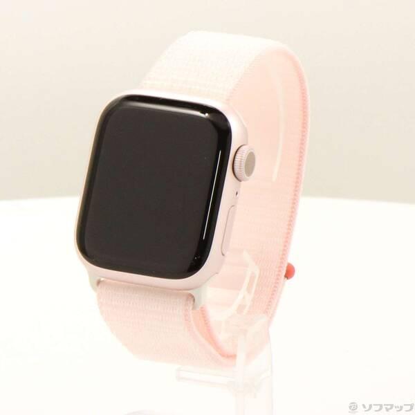 〔中古〕Apple(アップル) Apple Watch Series 9 GPS 41mm ピンクアルミニウムケース ライトピンクスポーツループ〔344-ud〕 | 