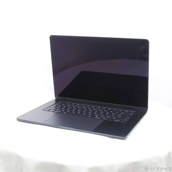 〔中古〕Apple(アップル) MacBook Air 15.3-inch Mid-2023 MQKX3J／A Apple M2 8コアCPU_10コアGPU 8GB SSD512GB ミッドナイト 〔26.3 Tahoe〕〔258-ud〕 | 