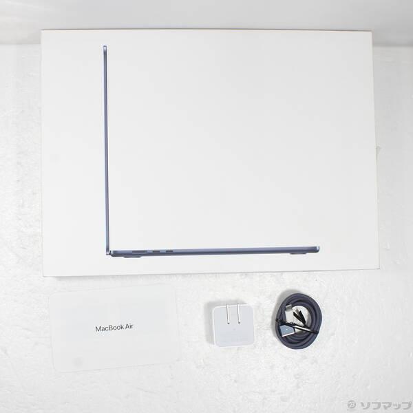 〔中古〕Apple(アップル) MacBook Air 15.3-inch Mid-2023 MQKX3J／A Apple M2 8コアCPU_10コアGPU 8GB SSD512GB ミッドナイト 〔26.3 Tahoe〕〔258-ud〕 |  | 04