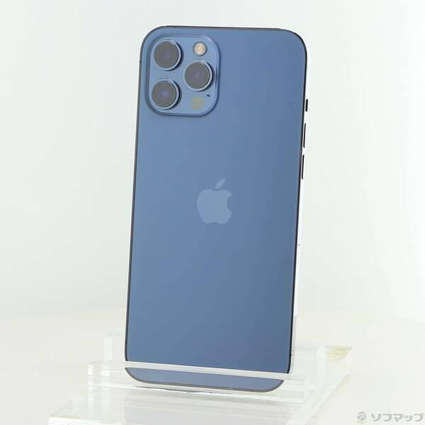 〔中古〕Apple(アップル) iPhone12 Pro Max 128GB パシフィックブルー MGCX3J／A SIMフリー〔262-ud〕 | 