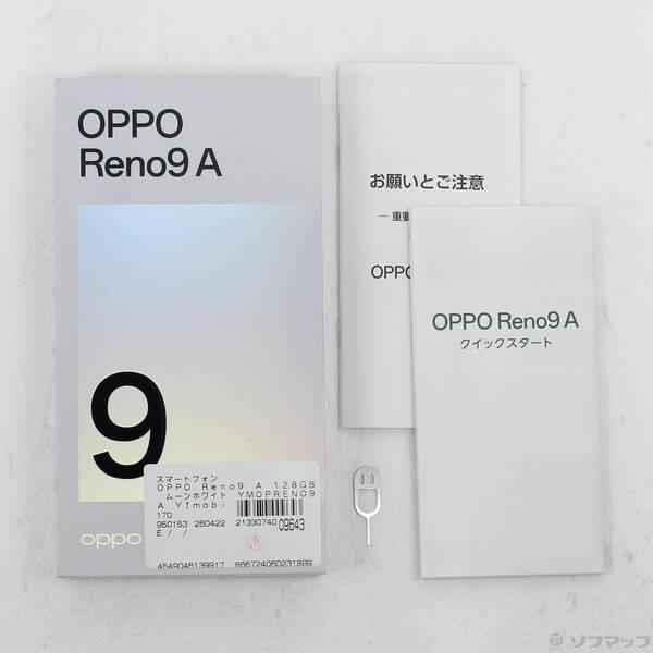 〔中古〕OPPO(オッポ) OPPO Reno9 A 128GB ムーンホワイト YMOPRENO9A Y!mobile SIMフリー〔344-ud〕 |  | 04