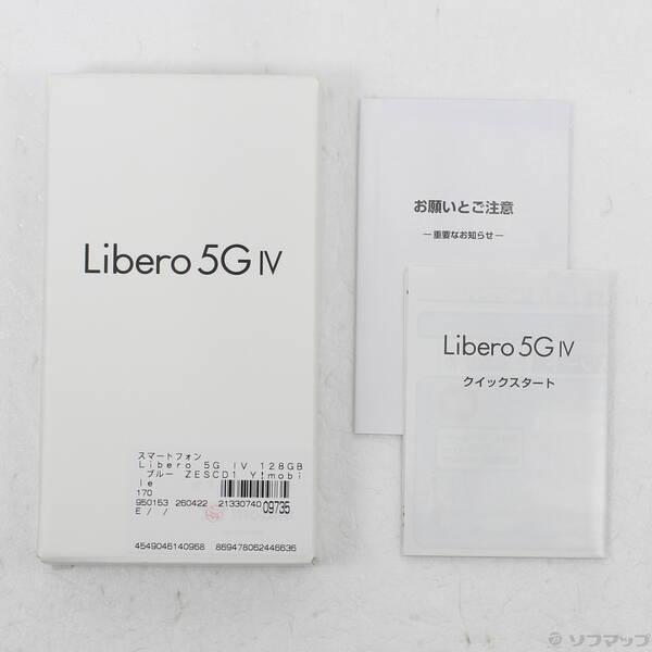 〔中古〕ZTE Libero 5G IV 128GB ブルー ZESCD1 Y!mobile SIMフリー〔352-ud〕 |  | 04