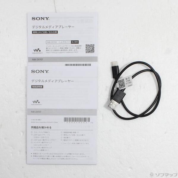 〔中古〕SONY(ソニー) WALKMAN ZX707 メモリ64GB+microSD ブラック NW-ZX707〔198-ud〕 |  | 04