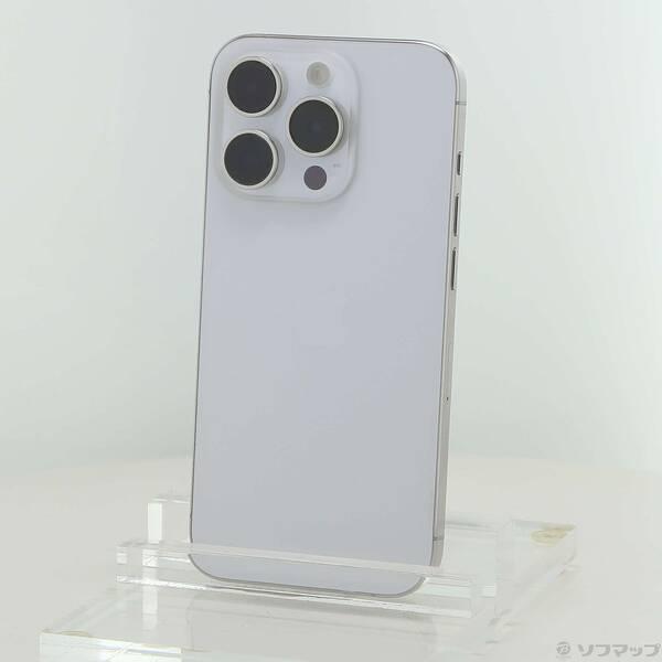 〔中古〕Apple(アップル) iPhone15 Pro 128GB ホワイトチタニウム MTU83J／A SIMフリー〔269-ud〕 | 