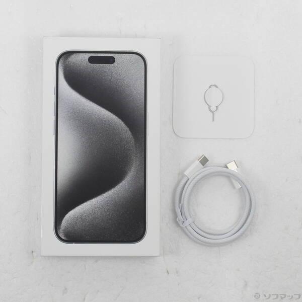 〔中古〕Apple(アップル) iPhone15 Pro 128GB ホワイトチタニウム MTU83J／A SIMフリー〔269-ud〕 |  | 04