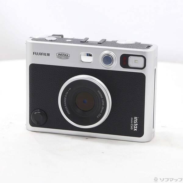 〔中古〕FUJIFILM(フジフイルム) チェキ INSTAX mini Evo BLACK C ハイブリッドインスタントカメラ〔269-ud〕 | 