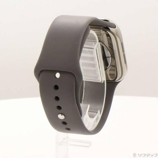 〔中古〕Apple(アップル) Apple Watch Series 11 GPS + Cellular 46mm ナチュラルチタニウムケース ストーングレイスポーツバンド〔377-ud〕 |  | 02