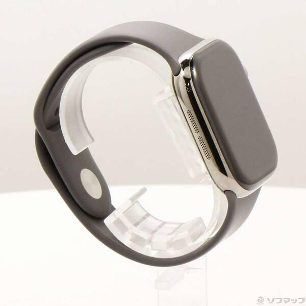 〔中古〕Apple(アップル) Apple Watch Series 11 GPS + Cellular 46mm ナチュラルチタニウムケース ストーングレイスポーツバンド〔377-ud〕 |  | 03