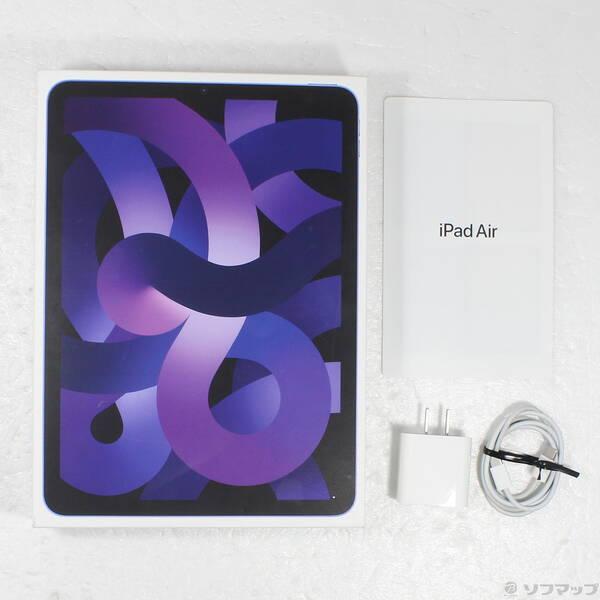 〔中古〕Apple(アップル) iPad Air 第5世代 64GB パープル MME23J／A Wi-Fi〔198-ud〕 |  | 04