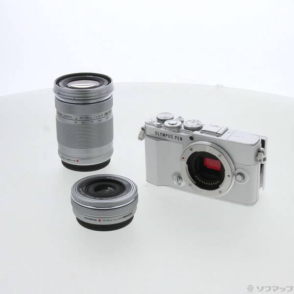 〔中古〕OLYMPUS(オリンパス) OLYMPUS PEN E-P7 EZダブルズームキット ホワイト〔258-ud〕 | 