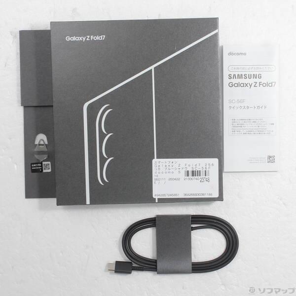 〔中古〕SAMSUNG(サムスン) Galaxy Z Fold7 256GB ブルーシャドウ SC-56F docomo SIMフリー〔196-ud〕 |  | 04