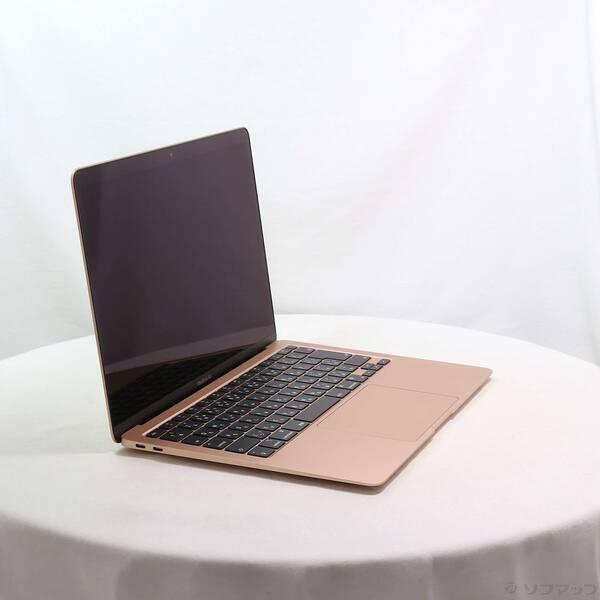 〔中古〕Apple(アップル) MacBook Air 13.3-inch Late-2020 MGND3J／A Apple M1 8コアCPU_7コアGPU 8GB SSD256GB ゴールド 〔26.3 Tahoe〕〔276-ud〕 |  | 03