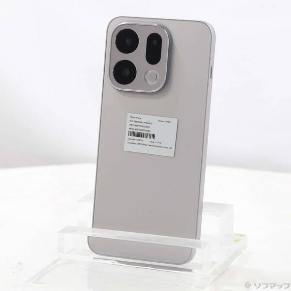 〔中古〕OPPO(オッポ) OPPO Find X9 512GB チタニウムグレー OPG07 au SIMフリー〔262-ud〕 | 