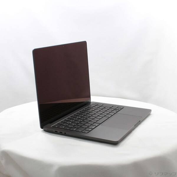〔中古〕〔展示品〕 MacBook Pro 14.2-inch Late-2025 MDE04J／A Apple M5 10コアCPU_10コアGPU 16GB SSD512GB スペースブラック 〔26.3 Tahoe〕〔377-ud〕 |  | 03