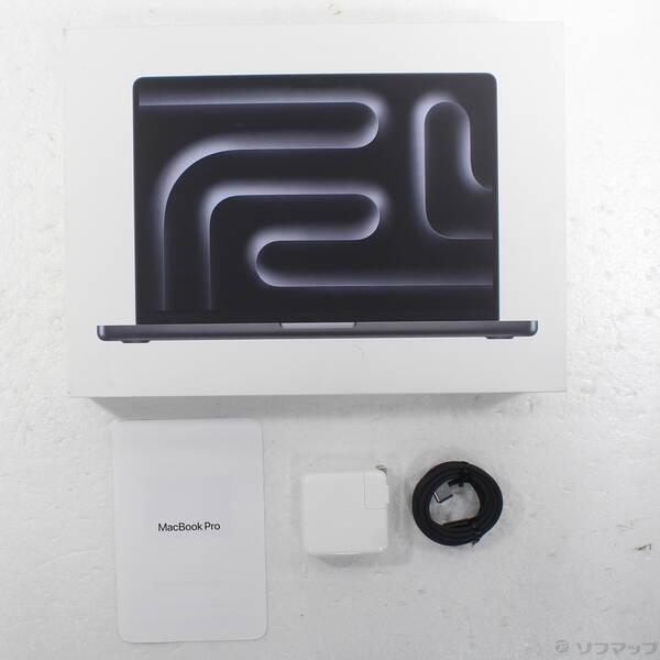 〔中古〕〔展示品〕 MacBook Pro 14.2-inch Late-2025 MDE04J／A Apple M5 10コアCPU_10コアGPU 16GB SSD512GB スペースブラック 〔26.3 Tahoe〕〔377-ud〕 |  | 04