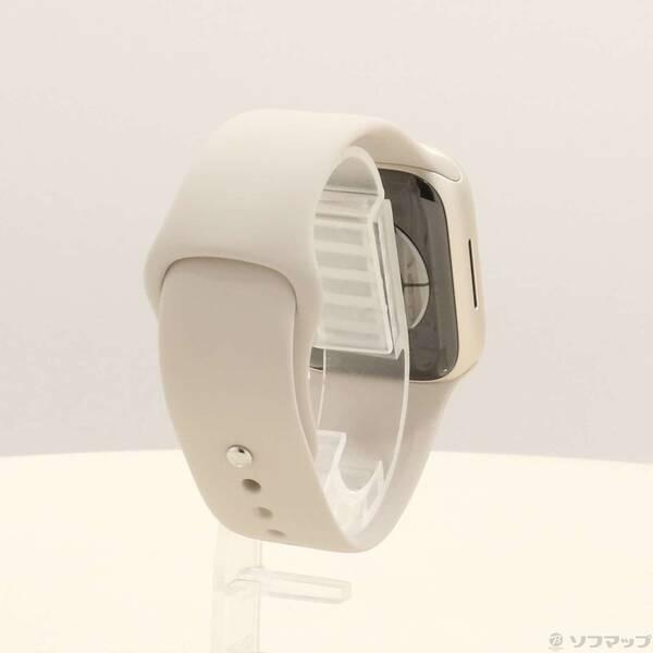 〔中古〕Apple(アップル) 〔展示品〕 Apple Watch Series 9 GPS 41mm スターライトアルミニウムケース スターライトスポーツバンド〔377-ud〕_2