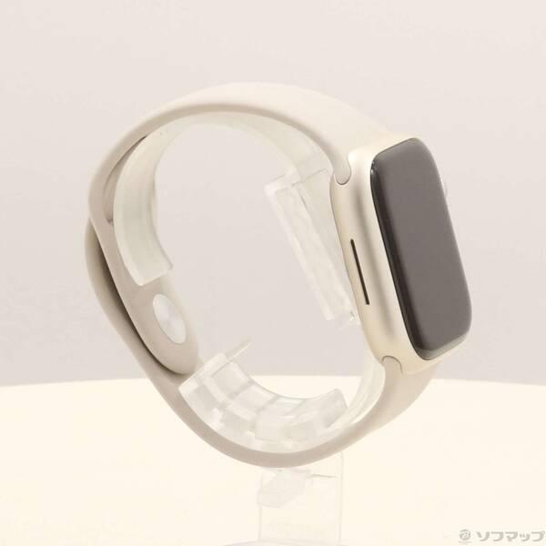 〔中古〕Apple(アップル) 〔展示品〕 Apple Watch Series 9 GPS 41mm スターライトアルミニウムケース スターライトスポーツバンド〔377-ud〕_3