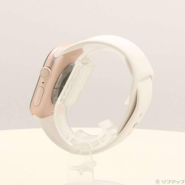 〔中古〕Apple(アップル) 〔展示品〕 Apple Watch Series 10 GPS 46mm ローズゴールドアルミニウムケース ライトブラッシュスポーツバンド〔198-ud〕 |  | 01