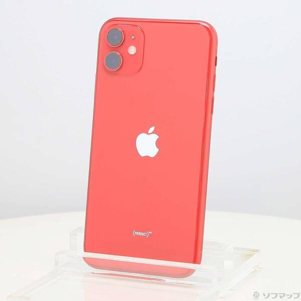 〔中古〕Apple(アップル) iPhone11 64GB プロダクトレッド MWLV2J／A SIMフリー〔262-ud〕 | 