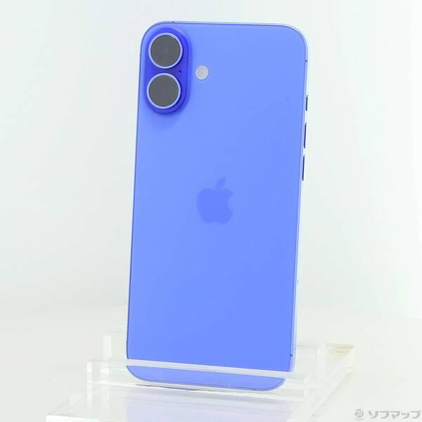 〔中古〕Apple(アップル) iPhone16 Plus 128GB ウルトラマリン MXVE3J／A SIMフリー〔276-ud〕 | 