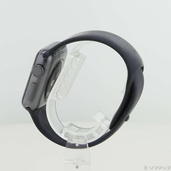 〔中古〕Apple(アップル) Apple Watch Series 3 GPS 38mm スペースグレイアルミニウムケース ブラックスポーツバンド〔247-ud〕 |  | 01