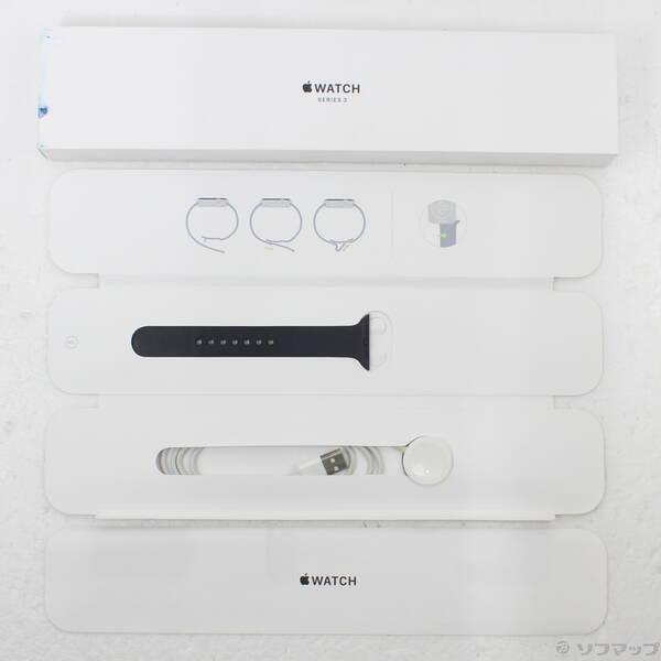 〔中古〕Apple(アップル) Apple Watch Series 3 GPS 38mm スペースグレイアルミニウムケース ブラックスポーツバンド〔247-ud〕 |  | 04
