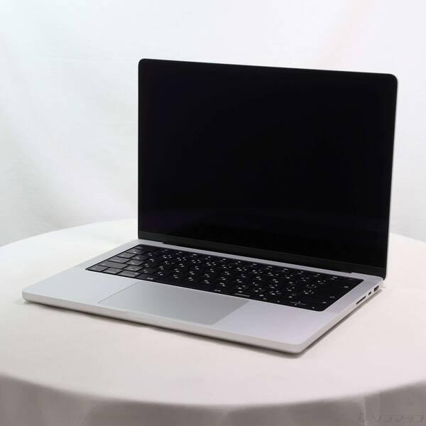 〔中古〕Apple(アップル) MacBook Pro 14.2-inch Late-2021 MKGR3J／A Apple M1 Pro 8コアCPU_14コアGPU 16GB SSD512GB シルバー 〔26.3 Tahoe〕〔352-ud〕 | 