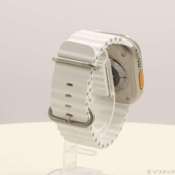 〔中古〕Apple(アップル) Apple Watch Ultra GPS + Cellular 49mm チタニウムケース ホワイトオーシャンバンド〔305-ud〕 |  | 02
