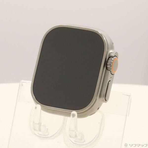 〔中古〕Apple(アップル) Apple Watch Ultra GPS + Cellular 49mm チタニウムケース バンド無し〔305-ud〕 | 