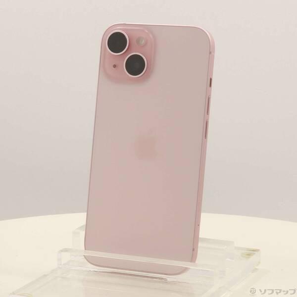 〔中古〕Apple(アップル) iPhone15 128GB ピンク MTMJ3J／A SIMフリー〔377-ud〕 | 