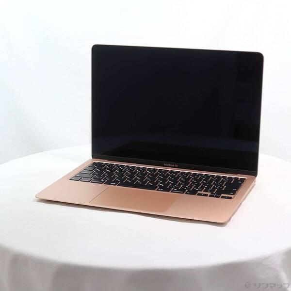 〔中古〕Apple(アップル) MacBook Air 13.3-inch Early-2020 MWTL2J／A Core_i3 1.1GHz 8GB SSD256GB ゴールド 〔10.15 Catalina〕〔344-ud〕 | 