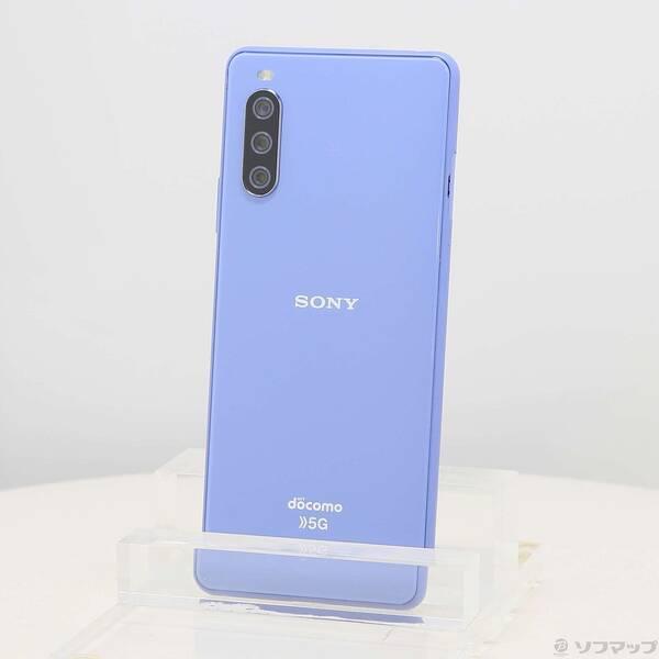 〔中古〕SONY(ソニー) Xperia 10 III 128GB ブルー SO-52B docomoロック解除SIMフリー〔305-ud〕 | 