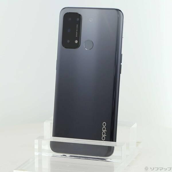〔中古〕ワイモバイル OPPO Reno5 A 128GB シルバーブラック A103OP Y!mobile SIMフリー〔352-ud〕 | 