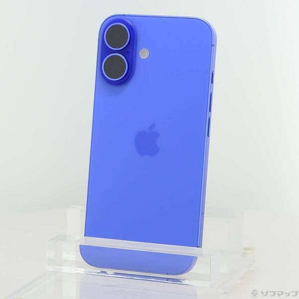 〔中古〕Apple(アップル) iPhone16 128GB ウルトラマリン MYDU3J／A SIMフリー〔198-ud〕 | 