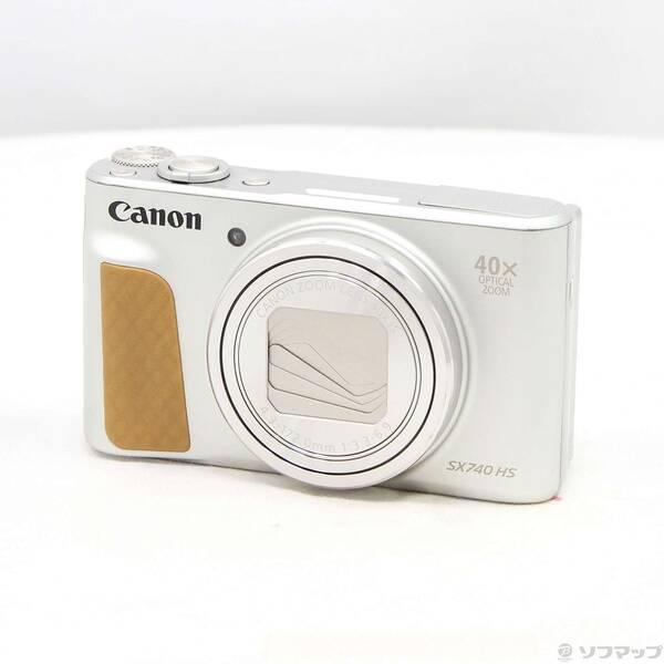 〔中古〕Canon(キヤノン) PowerShot SX740 HS シルバー〔198-ud〕 | 