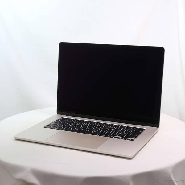 〔中古〕Apple(アップル) MacBook Air 15.3-inch Early-2026 MDVD4J／A Apple M5 10コアCPU_10コアGPU 16GB SSD512GB スターライト 〔26.3 Tahoe〕〔349-ud〕 | 