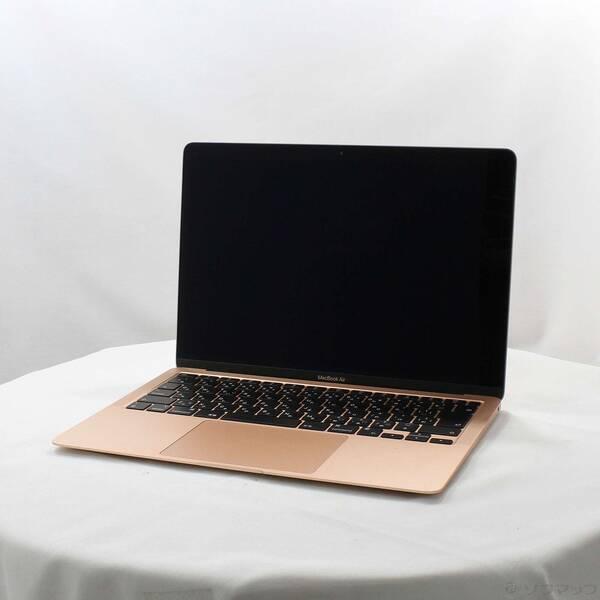 〔中古〕Apple(アップル) MacBook Air 13.3-inch Late-2020 MGND3J／A Apple M1 8コアCPU_7コアGPU 8GB SSD256GB ゴールド 〔26.3 Tahoe〕〔368-ud〕 | 