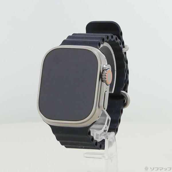 最終値下げ！Apple Watch Ultra 49mm チタニウム ミッドナイト 中古〕Apple(アップル) Apple Watch Ultra GPS + Cellular 49mm